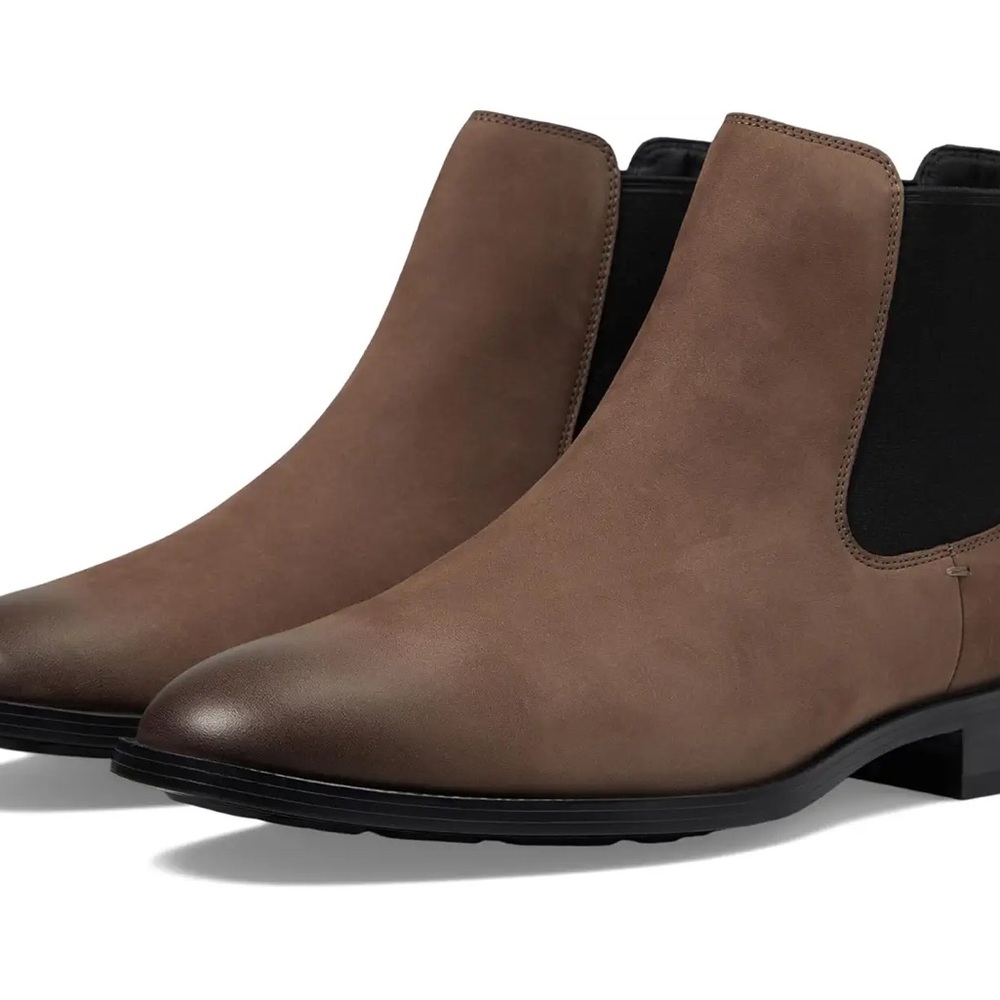 Cole Haan Brown Chelsea Boots Suede Ankle-High